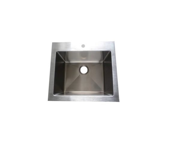 Laundry Sink - 25" - Stainless Steel - ES-2522-12S-1-RD-L