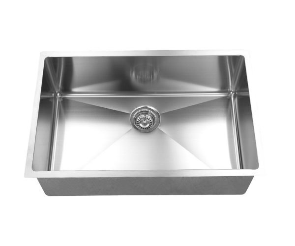 Single Undermount Sink - 26" - Stainless Steel - ES-2618-9S-RD