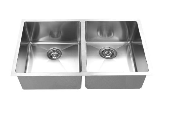 Double Undermount Sink - 36" - Stainless Steel - ES-3618-10D-RD