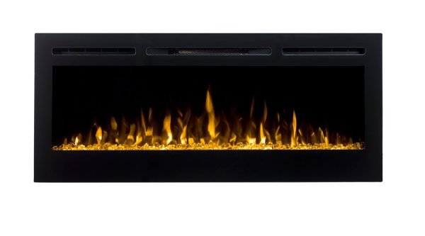 Flamehaus Electric LED Fireplace Insert - 50"- Black