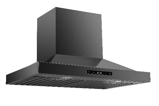 Maxair Chimney Wall Hood - Black Stainless Steel - 650 CFM - 30" - MXR-B20-30-BSS