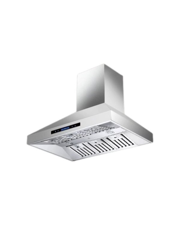 Maxair Chimney Wall Hood - Stainless Steel - 650 CFM - 36" - MXR-X06-36