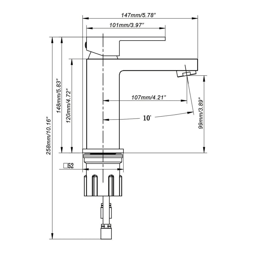 MADISON Single Hole Bathroom Faucet - Image 10
