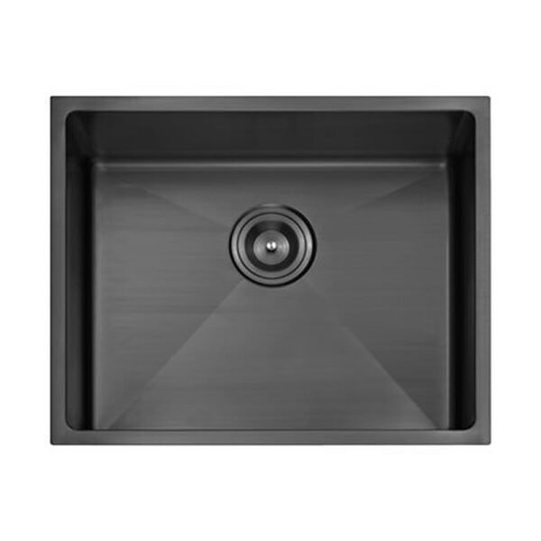 23" Black Prep Stainless Steel -Nano Coated PVD Sink - ES-2318-8S-BLK