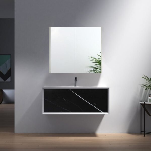 LED Mirror with Medicine Cabinet