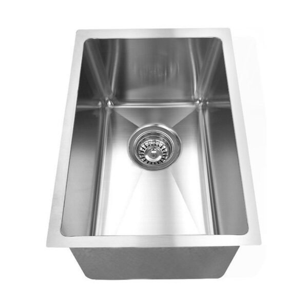 Single Undermount Sink - 17.75" - Stainless Steel - ES-2545-8S-RD