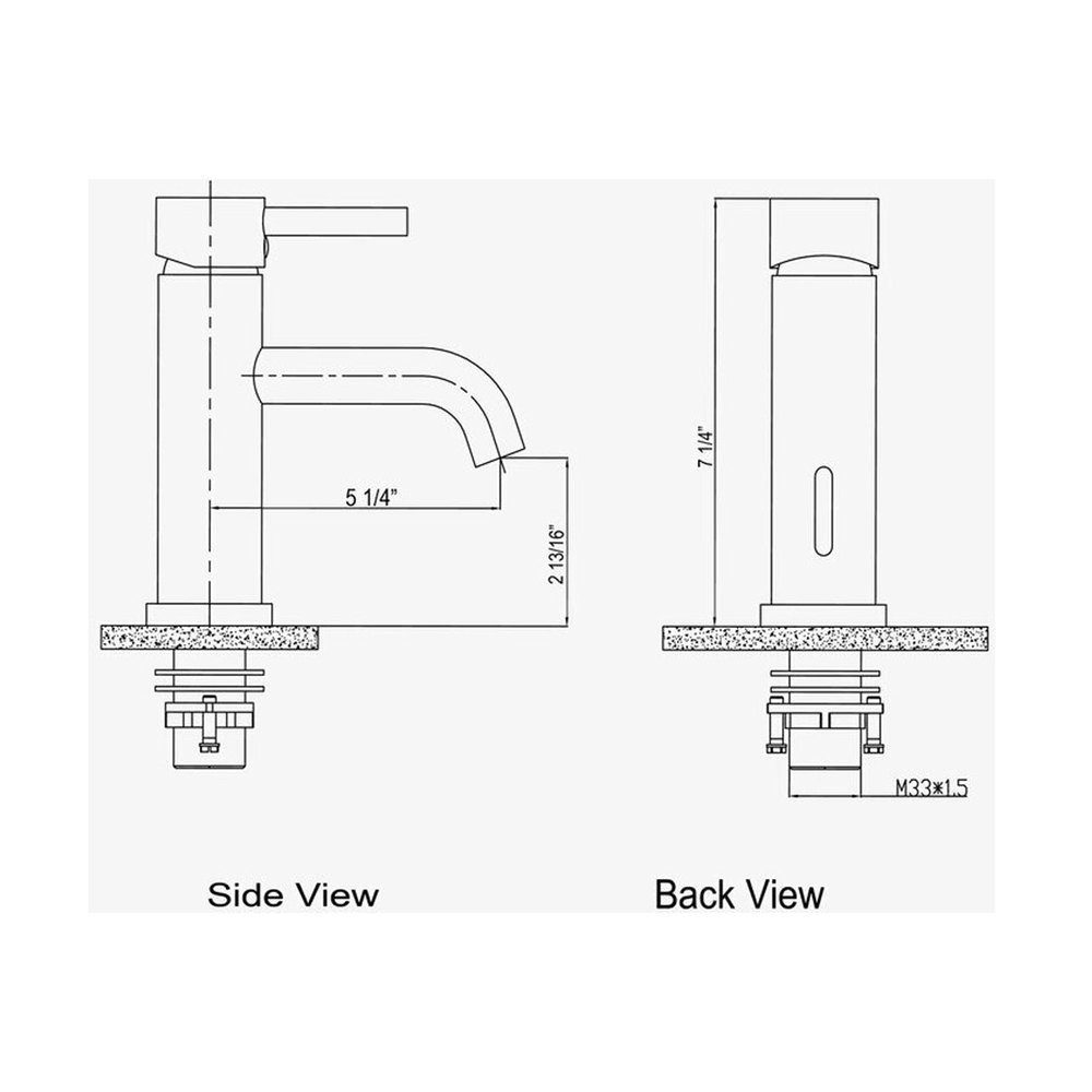 ELEGANTE Single Hole Bathroom Faucet