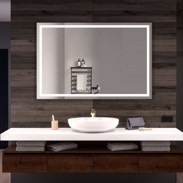 EMBRACE Bathroom LED Vanity Mirror w/ Built-in Bluetooth Speaker