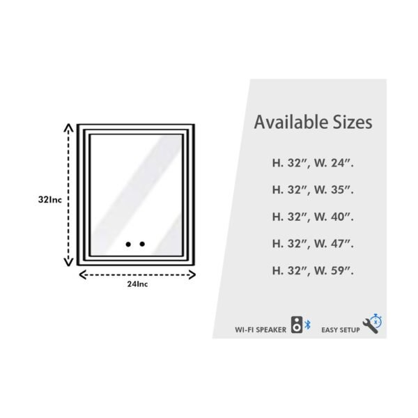 FORTUNE Bathroom LED Vanity Mirror