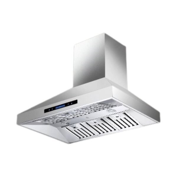 Maxair Chimney Wall Hood - Stainless Steel - 650 CFM - 36" - MXR-X06-36